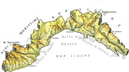 Mappa Liguria