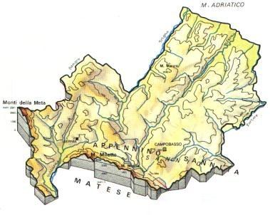 Mappa Molise