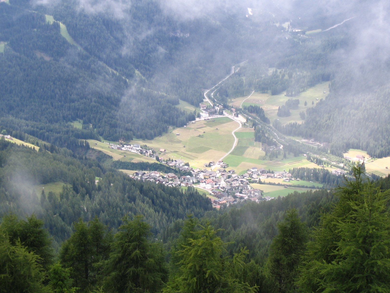 Veduta panoramica di Cortina d'Ampezzo